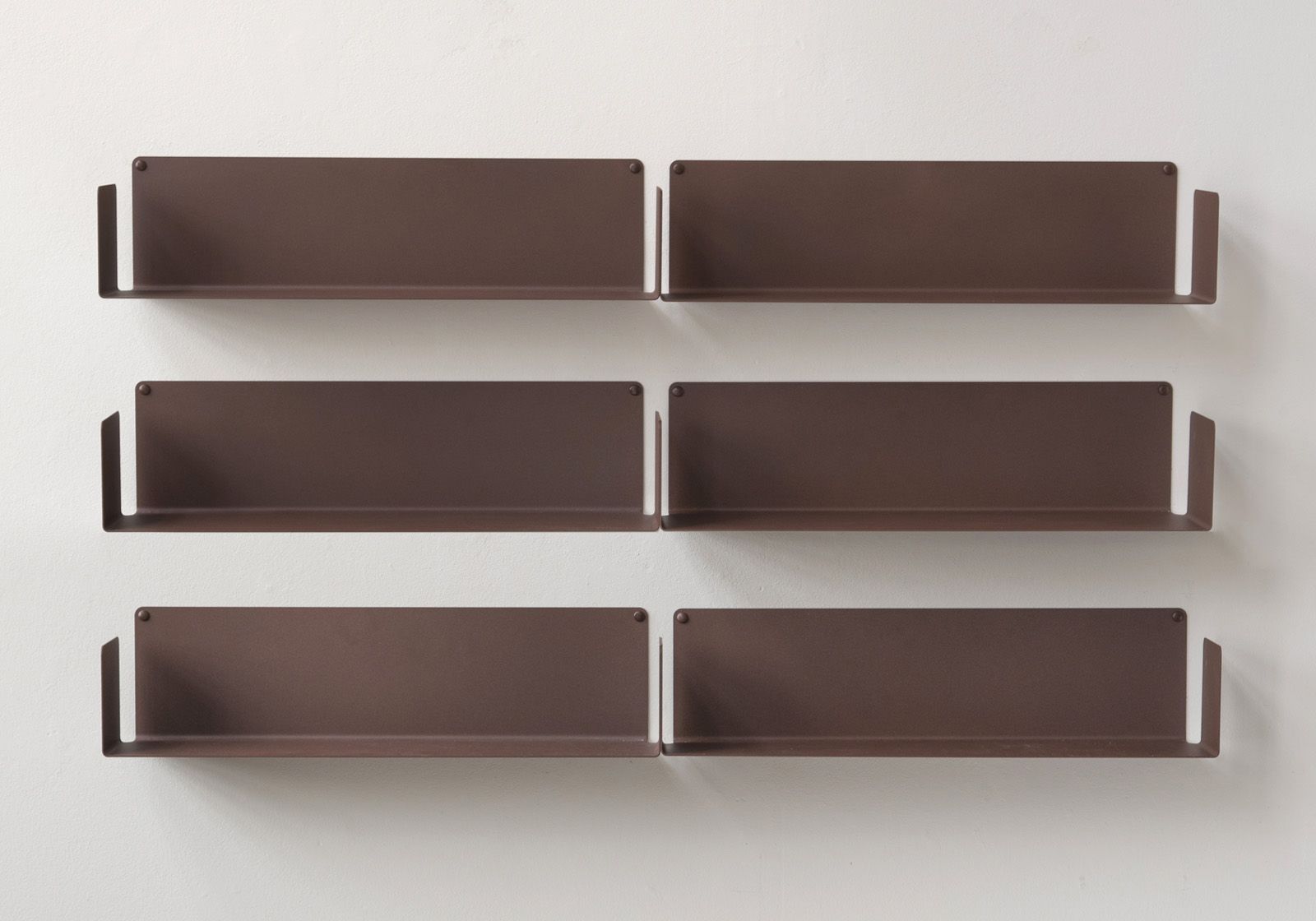 Floating shelf rust colour - 17.71 inches - Set of 2 Rust color shelves - 6
