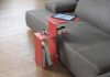 Gray Couch table - Large Books Side table - 4
