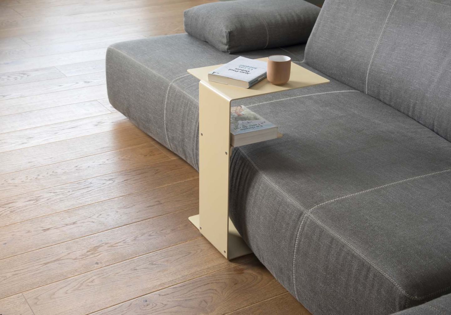 IBUYKE Set di 2 comodini in rattan, piccolo comodino con 2 scomparti, tavolino sottile, salvaspazio, per camera da letto, soggiorno, studio, WNS014N-2