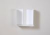 Design bookshelf - White Bookcase metal Bookshelves - 3