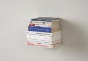Bücherregal - Kleines unsichtbares Bücherregal 12 x 12 cm - Grau Bücherregal - 3