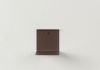 Bookshelf -  Small invisible bookshelf 12 x 12 cm - Rust Color Bookshelves - 5