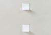 Bookshelf -  Small invisible bookshelf 12 x 12 cm - White - Set of 2 Small shelf - 16