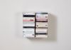Design bookshelf - White Bookcase metal - L85 cm Max. Bookshelves - 3