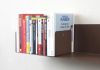 Boekenplank - Kleine onzichtbare boekenplank 12 x 12 cm - Roestkleur Kleine wandplanken - 13