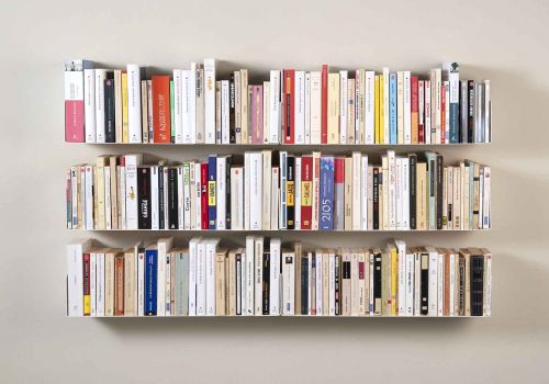 Mensole per libri - Set di 6 - 60 x 15 cm - Acciaio Mensole per libri - 1
