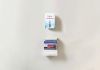 Bookshelf -  Small invisible bookshelf 12 x 12 cm - Grey - Set of 2 Bookshelves - 15