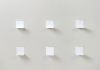 Étagère livres - Petite étagère invisible 12 x 12 cm - Blanc - Lot de 6 Petite étagère - 2
