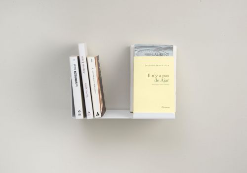 Soporte para libro - 30 x 15 cm - Blanco - Izquierda Pequeña estantería - 1