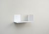 Étagère Livres - Support pour livre - 30 x 15 cm - Blanc - Droite Petite étagère - 4