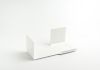 Étagère Livres - Support pour livre - 30 x 15 cm - Blanc - Gauche Petite étagère - 7