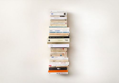 Wandplank voor boeken - Verticale wandbibliotheek 60 cm Boekenplank - 1