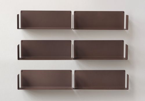 Floating shelf rust colour - 45 x 15 cm - Lot de 6 Rust color shelves - 1