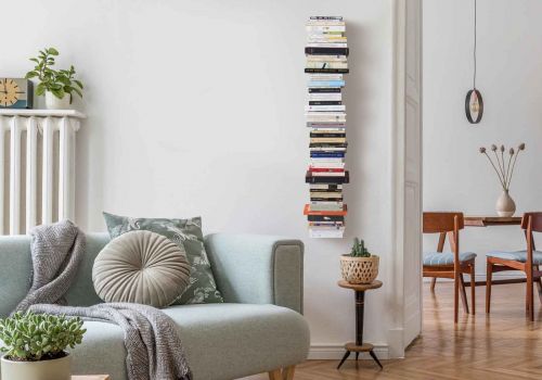 Vertical floating shelf 23.6 in - Set of 2 Floating Shelves - 4