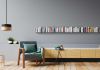 Bookcase Lineaire 60 cm Gray - 6 shelves Wall bookcase - 2