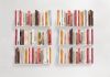 Bücherregal - Weiß Bücherschrank Metall 45 cm - Satz von 12 Designer-Wandboard - 5