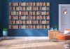 Bookcase - Wall bookshelves 60 cm - Set of 24 - White Design Wall Shelves - 2