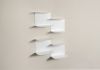 White wall shelf - 23.62 inches long Design Wall Shelves - 6