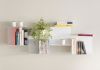 White wall shelf - 23.62 inches long Design Wall Shelves - 3