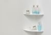 Bathroom shelf 14 inches - Set of 2 Bathroom shelves - 5