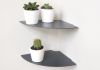 Bathroom shelf 24 cm - gray - Set of 2 Bathroom shelves - 4