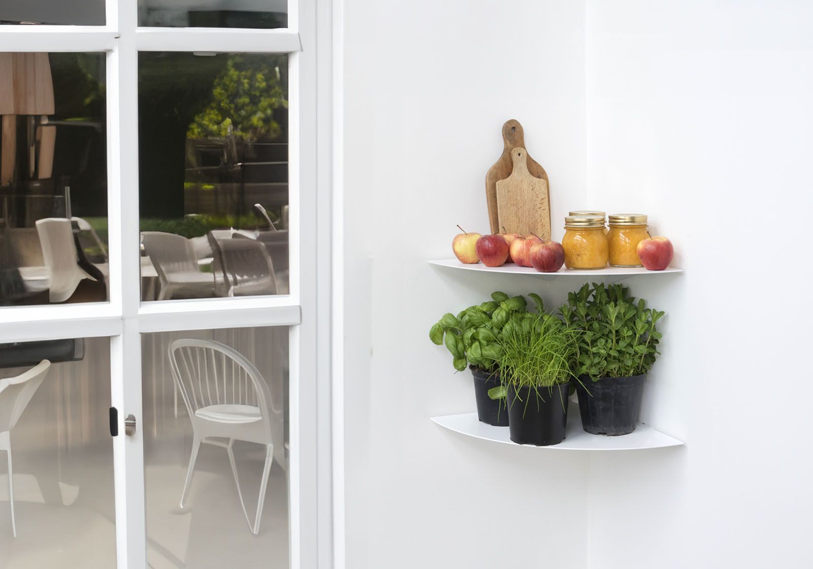 Kitchen shelf TEEgolo 36cm - Set of 2 Kitchen shelves - 2