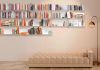 Bookscase - Floating Bookshelves 23,62 inches - Set of 18 - White Bookshelves - 1