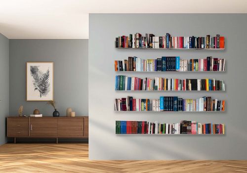 Wandplank - 60 x 15 cm - Set van 18 Boekenplank - 1