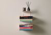 Mensola verticale per libri 45 cm - Libreria da parete in acciaio Mensole per libri - 4