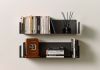 Wall Bookshelf 60 × 15 cm - Industrial Black - Set of 2 - Steel Bookshelves - 4
