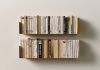 Wall Bookshelf 60 × 15 cm - Antique Gold - Set of 2 - Steel Bookshelves - 5
