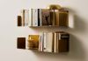 Boekenplanken 60 x 15 cm - Antiekgoud - Set van 2 - Staal Boekenplank - 4