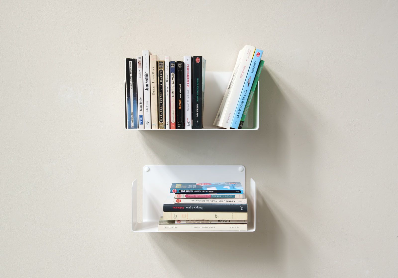 Estantes para libros 30 x 15 cm - Juego de 2 Estantes para libros - 1
