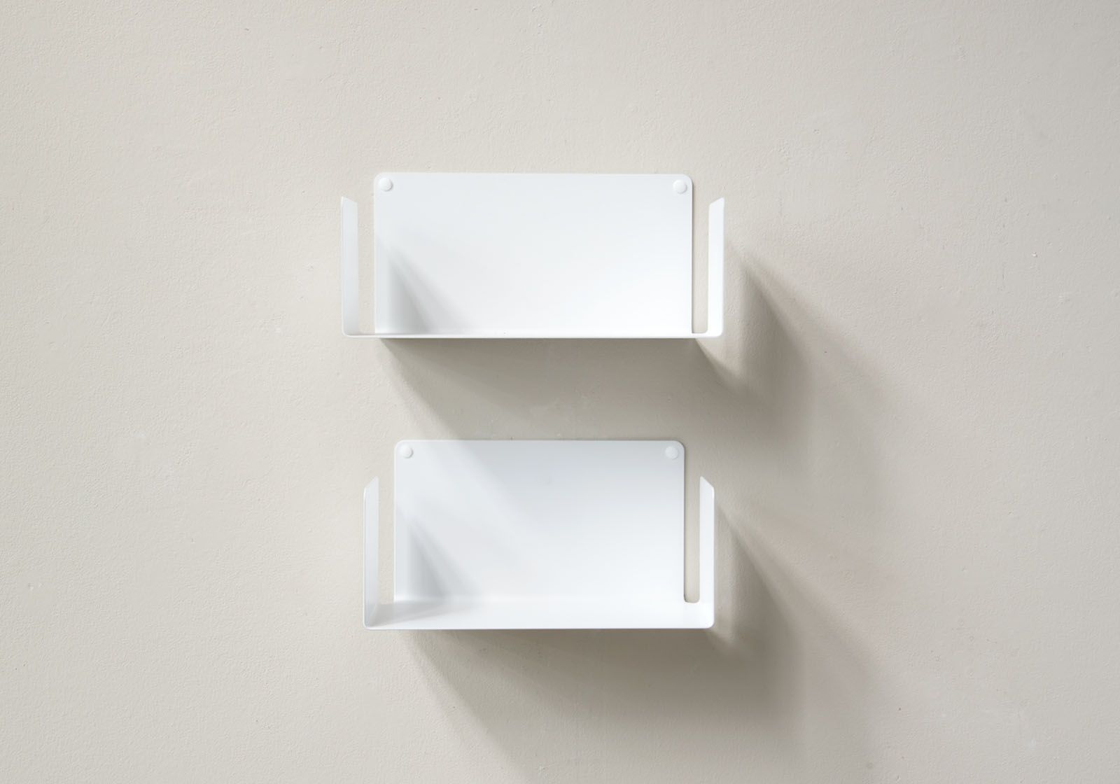 Bücherregale - 30 x 15 cm - Satz von 2 - Stahl Bücherregal - 3