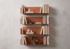 Boekenplanken 60 x 15 cm - Koper Terracotta - Set van 2 - Staal Gekleurde Wandplanken - 2