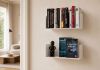 Small white shelf 30 x 15 cm – Set of 2 Bookshelves - 2