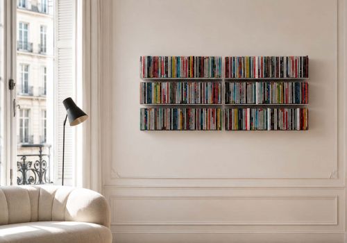 Wandplank voor cd's 45 cm -...