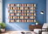 Bücherregal - Weiß Bücherschrank Metall 45 cm - Satz von 18 Bücherregal - 4