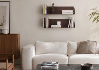 Floating shelves rust colour - 60 x 15 cm - Set of 2 Rust color shelves - 9