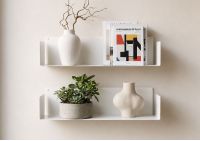 Estante de pared 60 x 15 cm - Juego de 2 Estantes de pared - 10
