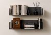 Bücherregale 60 x 15 cm - Industrie-Schwarz - Satz von 2 - Stahl Bunte Wandregale - 1
