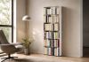 Witte boekenkast 60 cm - metaal - 6 niveaus Boekenkast - 1