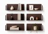 Mensola per libri color ruggine - 45 x 15 cm - Set di 6 Mensole per libri - 1