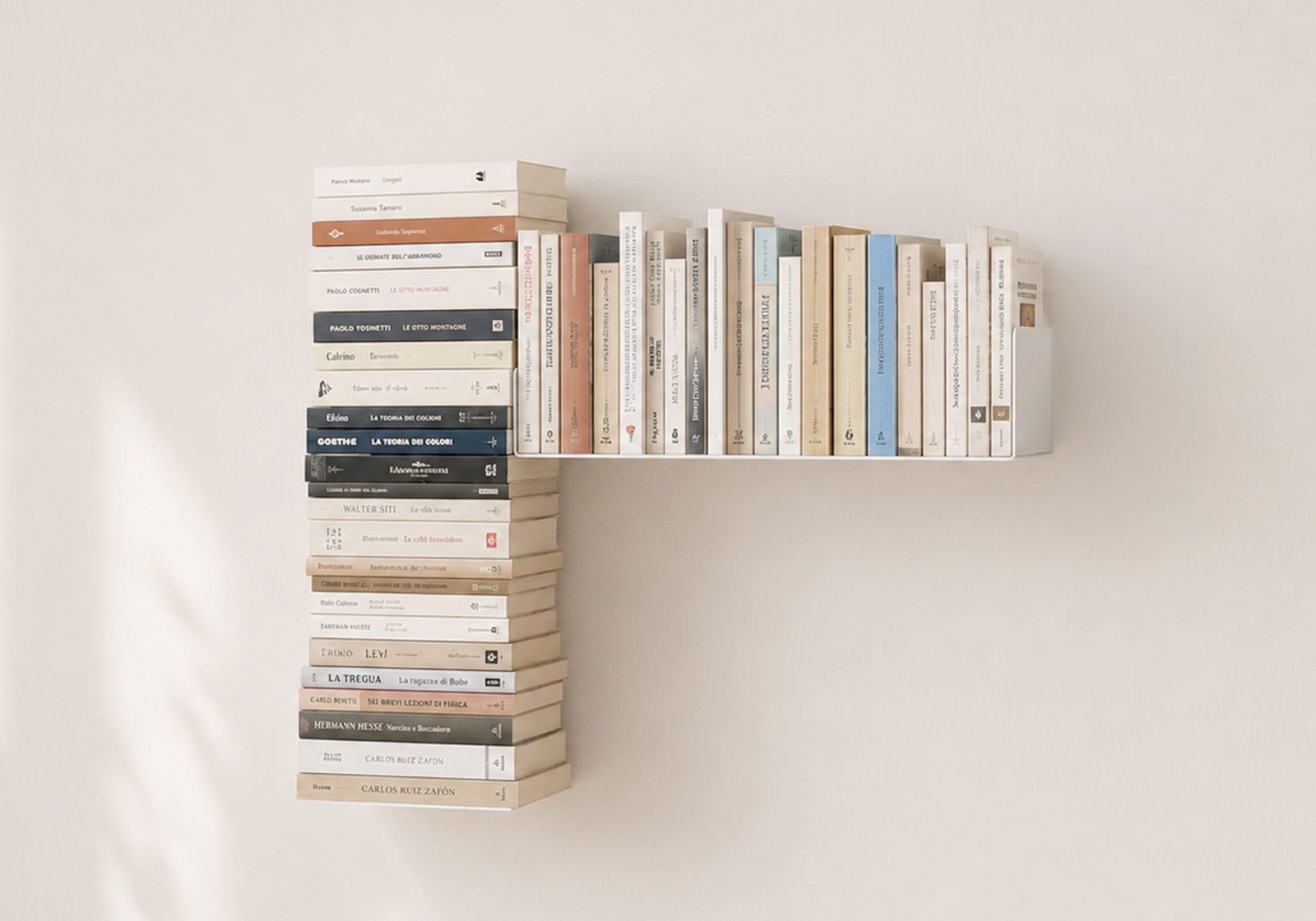 Estante asimétrico para libros "T" DERECHO Estanterías librerías - 1