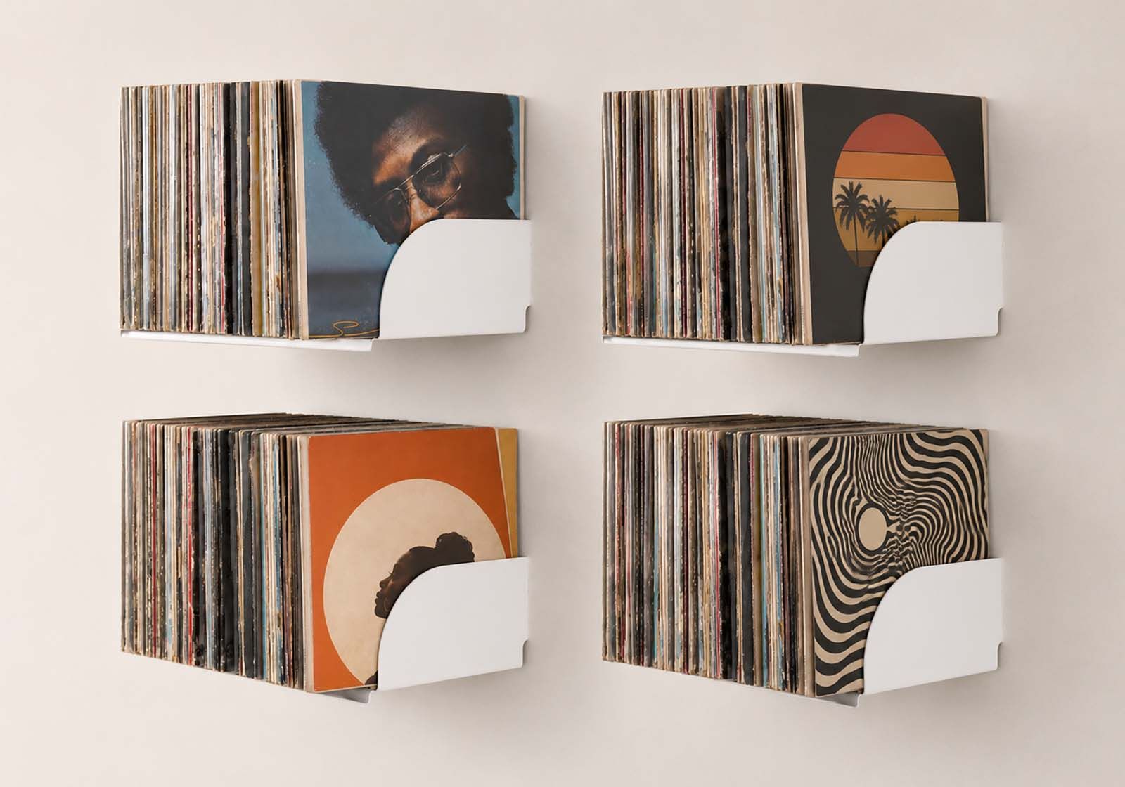 Vinyl Storage 45 x 25 cm - Set of 4 Vinyl Storage - 1
