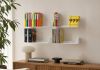 Wandplank voor boeken - 60 x 25 cm - Set van 2 - Staal Boekenplank - 4