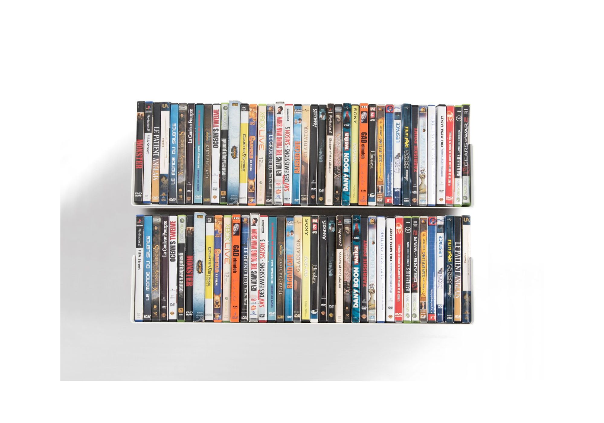 Buy DVD Wall Shelf 60 x 15 cm Set of 2