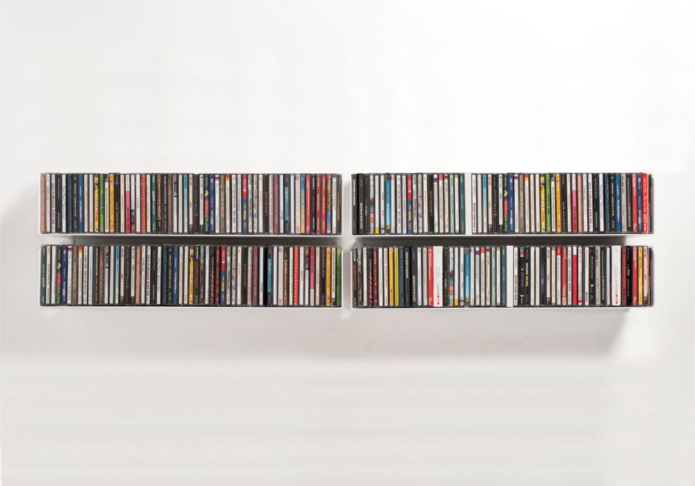Étagère range CD UCD - Lot de 4 Étagère range CD UCD - Lot de 4