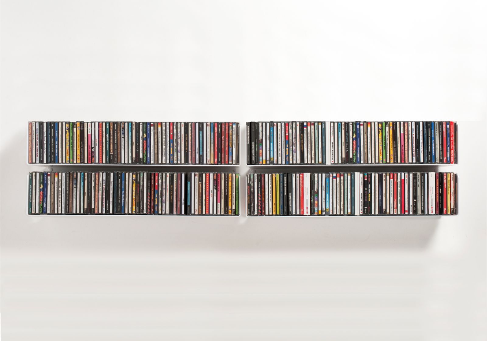 Vente Étagère range CD - Lot de 4 - 60 cm - Acier