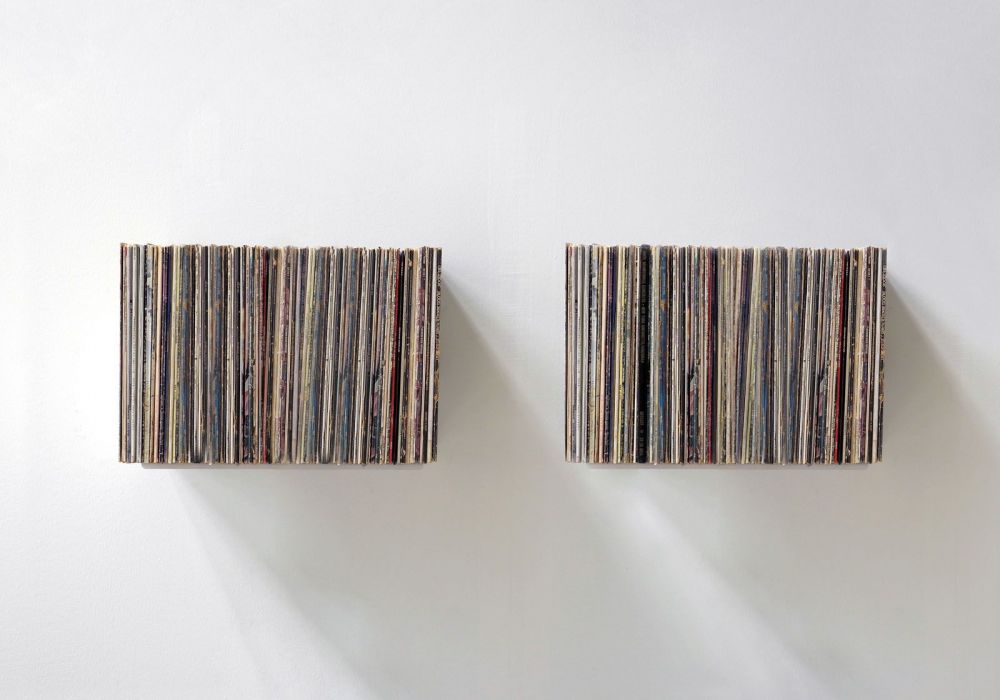 Étagère de rangement pour vinyles "UBD"  - Lot de 2